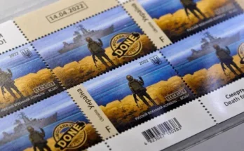 Ukraine's war stamps put humour, patriotism and swearing in the post